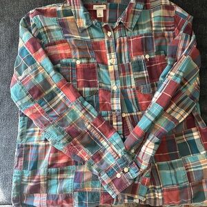 Women’s  Multicolor Plaid Shirt